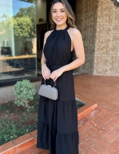 Vestido Olivia - Vestido Longo em Viscolinho