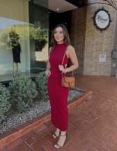 Vestido Amora - Vestido em Malha Canelada