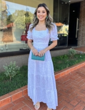 Vestido Maria Clara - Vestido longo em Lesie
