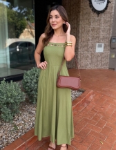 Vestido Sabrina - Vestido Midi em Linho