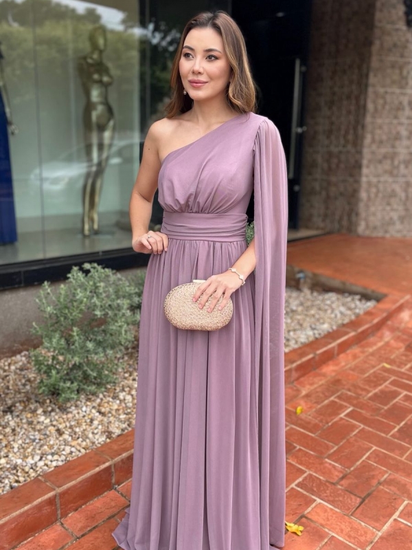 Vestido Ana Carla - Vestido Longo Forrado