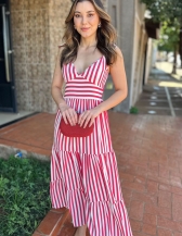 Vestido Natalia - Vestido Longo Listado