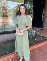 Vestido Natalia - Vestido Longo em Tecido