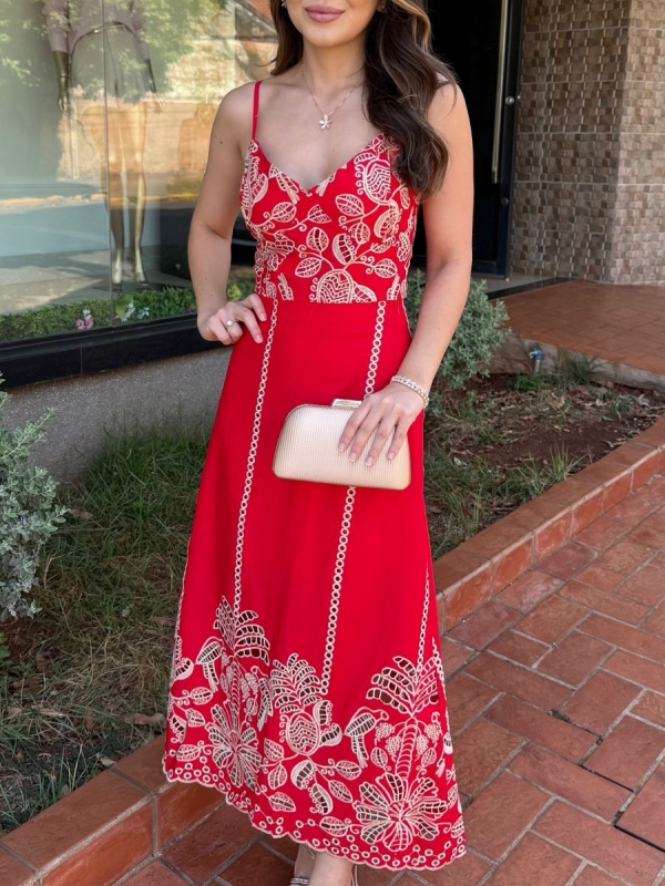 Conjunto Ana Clara - Conjunto Bordado