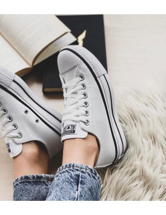 Tênis All Star Plataforma Branco