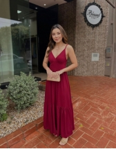 Vestido Nathalia - Vestido Longo em Viscolinho