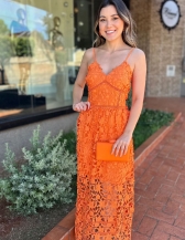 Vestido Veronica - Vestido Longo em Renda Gripir