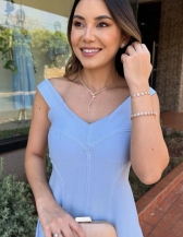 Vestido Laura - Vestido Longo em Tecido