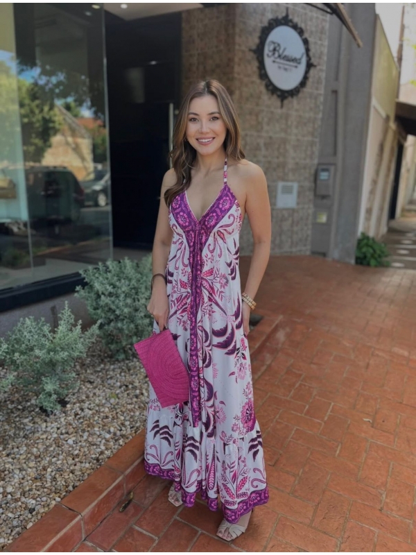 Vestido Helen - Vestido Longo Estampado