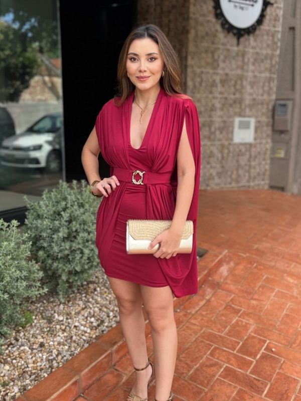 Vestido Yasmim - Vestido Curto em Malha