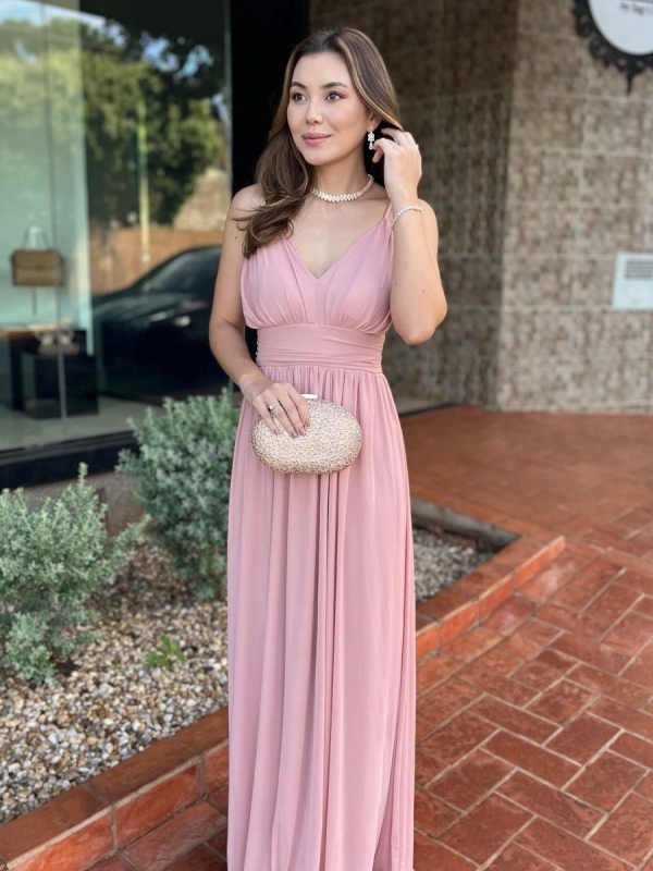 Vestido Helena - Vestido Longo Forrado