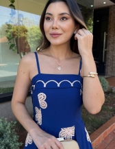 Vestido Veronnica - Vestido Longo em Tecido