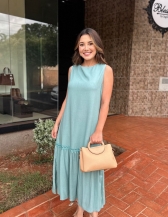 Vestido Caroline - Vestido Mídi em Linho