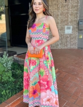 Vestido Estefany - Vestido Mídi Estampado
