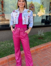 Jaqueta Amanda - Bordada com Flores