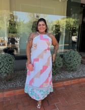 Vestido Fabiana - Vestido Longo em Viscolinho