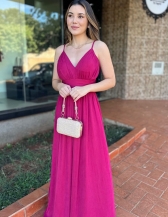 Vestido Ana Raquel - Vestido Longo  em Tuli Forrado