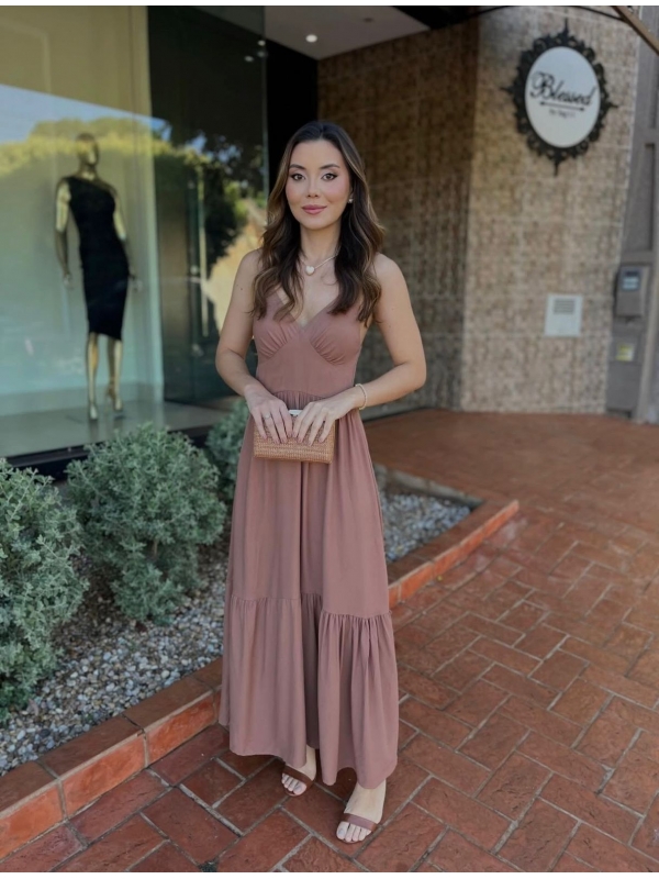 Vestido Maysa - Vestido Longo em Viscolinho