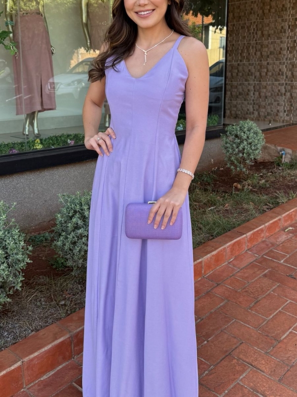 Vestido Isabella - Vestido Longo em Tecido
