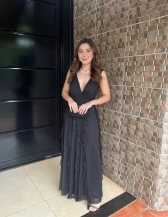 Vestido Renata - Vestido Longo Forrado