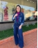 Jaqueta Leticia - Jeans Bordada em Strass