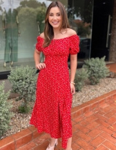 Vestido Eliana - Vestido Midi em Viscolinho Estampado