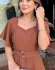 Vestido Eliane - Vestido Longo com Cinto