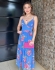 Vestido Daniella - Vestido Longo Estampado em Crepe