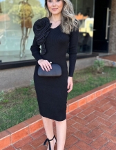 Vestido Carol - Vestido Mídi em Tricô