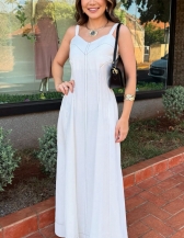 Vestido Tatiane - Vestido Longo em Tecido