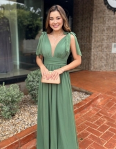 Vestido Ana Clara - Vestido Longo Forrado