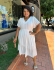 Vestido Larissa - Vestido Branco (tecido viscose)