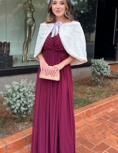 Vestido Esmeralda - Vestido Longo em Tuli Forrado