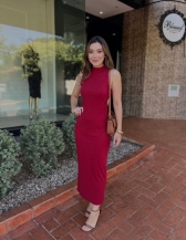 Vestido Amora - Vestido em Malha Canelada