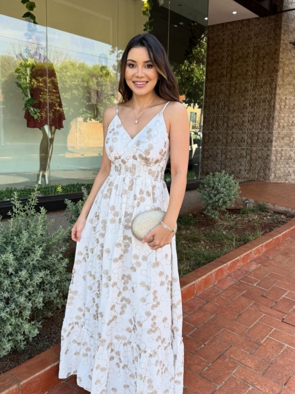 Vestido Gabrielle - Vestido Longo Bordado