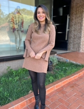 Vestido Luana - Vestido em Tricôt Mussi